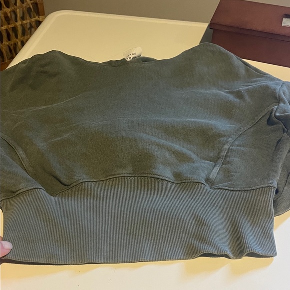 Aerie Olive Green Hoodie - Picture 7 of 7